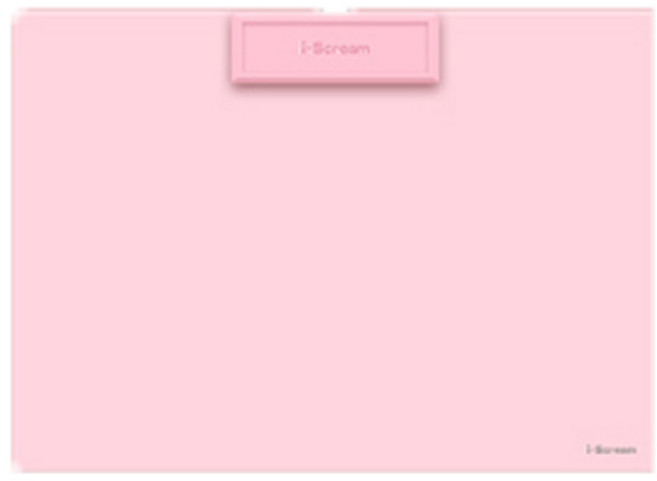 아이스크림몰 스탠딩 자석 이름표클립 화이트보드 A3 가로형 세로형, 1개, 핑크 A3 가로형 1173583F