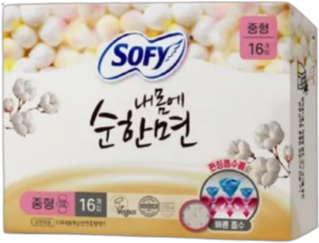 쏘피 바디피트 내몸에 순한면 중형(M)16개입, 중형, 16개입, 1개