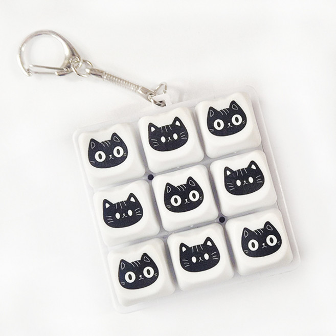 캣 고양이 9구 청축 키보드 키캡 딸깍이