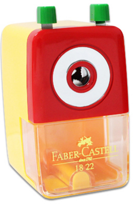 파버카스텔 핸들 연필깎이 1822 랜덤, 1개