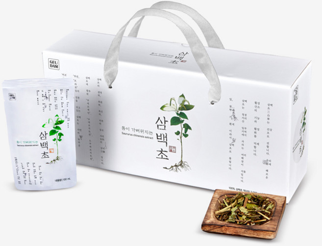 그담푸드 삼백초즙 선물박스 30포 삼백초 진액 액기스, 1개, 3L