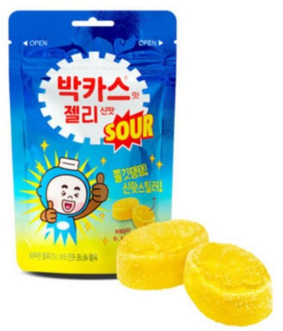 동아제약 박카스맛 젤리 신맛 비타민B캔디, 50g, 5개