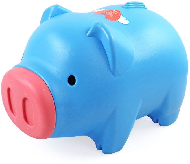 초대형 마키팬시 왕대 돼지저금통 빅사이즈 저금통, 1개, 블루