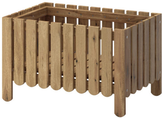 이케아 ASKHOLMEN 아스크홀멘 화분 502.586.72, 라이트 스테인 브라운_502.586.72