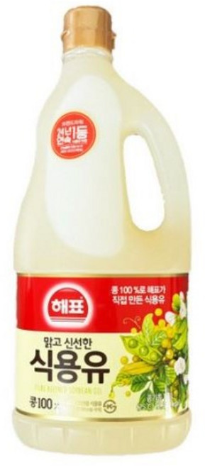 사조대림 해표 콩기름, 1.5L, 8개