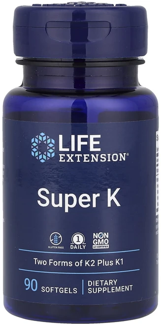 Life Extension 슈퍼 K 2600mcg 소프트젤 90정, LifeExtension슈퍼K2600mcg소프트젤90정, 1개 - 쿠팡