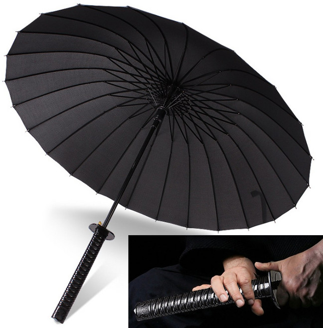 세븐프리 사무라이 튼튼한 자동 장우산24K