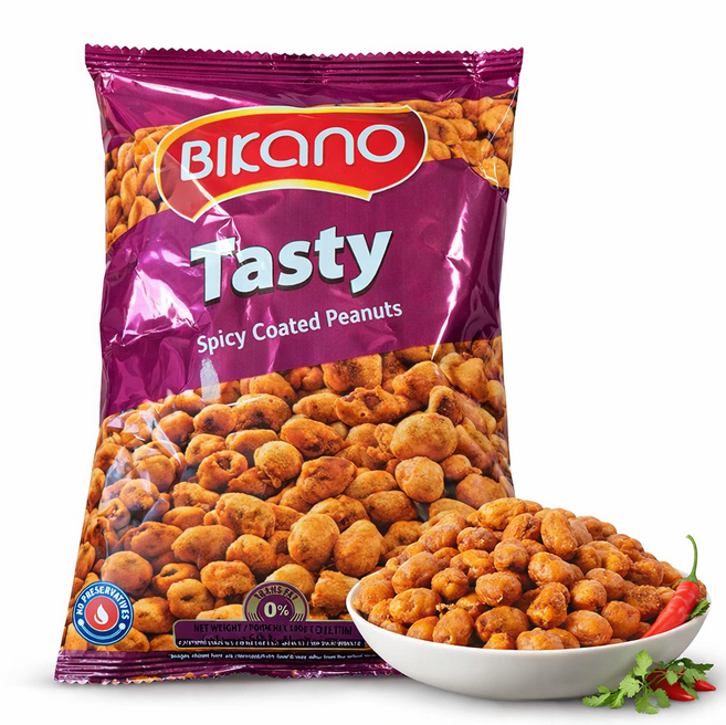 비카노 테스티 Bikano Tasty INDIAN INDIA FOOD 음식 식품 수입 과자 SNACK 푸드, 1개, 150g