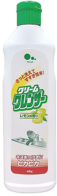 Mitsuei 三井化工 廚房萬用去污清潔劑 不鏽鋼多用去汙 (400ml/瓶), 1個, 檸檬