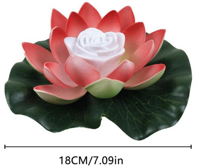 연꽃 플로팅 태양열 분수 정원 폭포 연못 새 목욕 전지 패널 물 펌프 장식, 04 Lotus Light