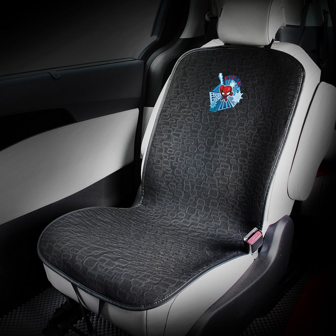 베베카 마블캐릭터 논슬립 자동차 시트커버 3d메쉬+자카드원단 사계절용 시트커버, 1개, Spiderman