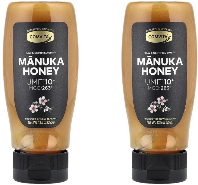 콤비타 마누카 허니 UMF 10+ MGO 263+ Comvita Manuka Honey UMF™ 10+ MGO 263+ 355g, 2개 - 쿠팡