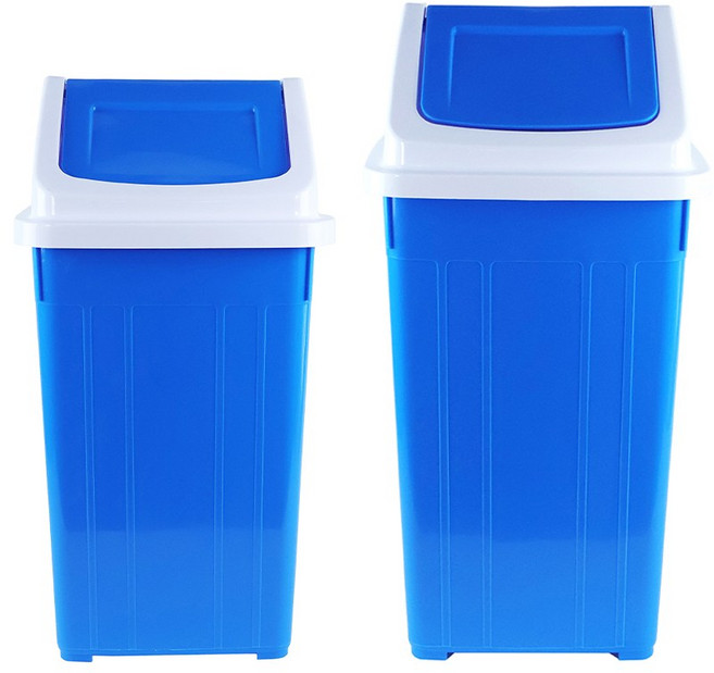 웰빙 사각휴지통 5호 35L, 단품, 1개