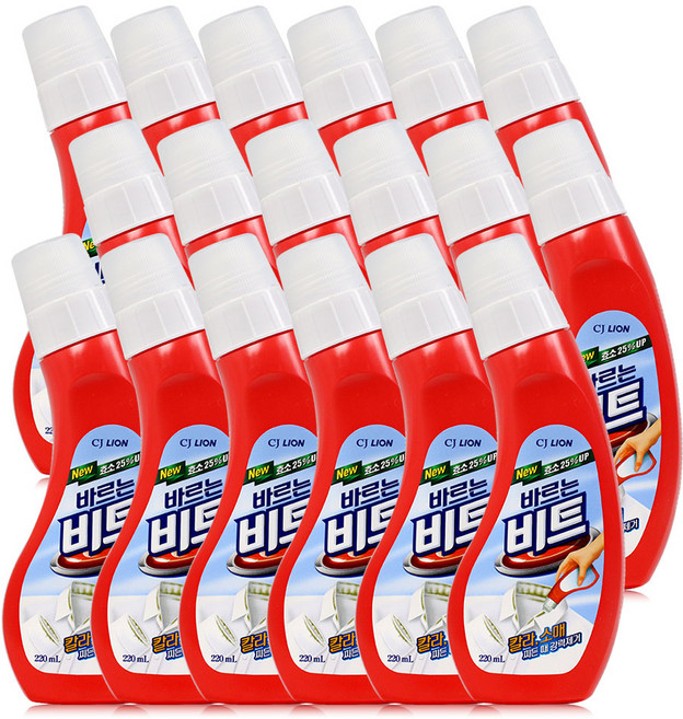 바르는 비트 찌든 때 전용 부분세척제, 220ml, 18개
