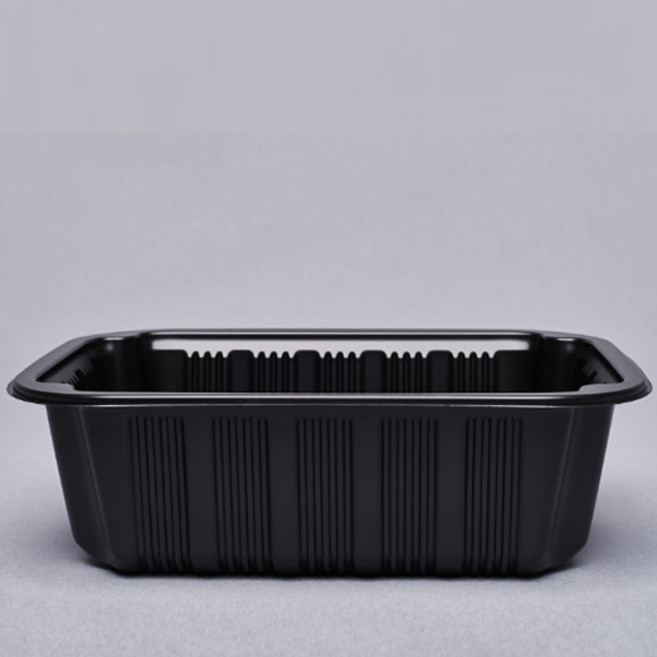 고강도 실링용기 19156 검정(190x150x60mm) 1100ml / 600개, 1개