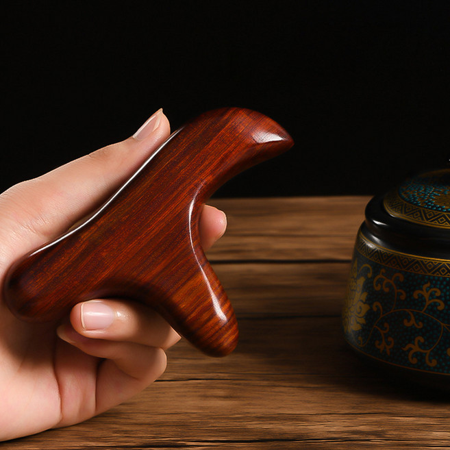 버그슬러그 승모근 괄사 어깨 괄사 목마사지기 나무괄사, 1개