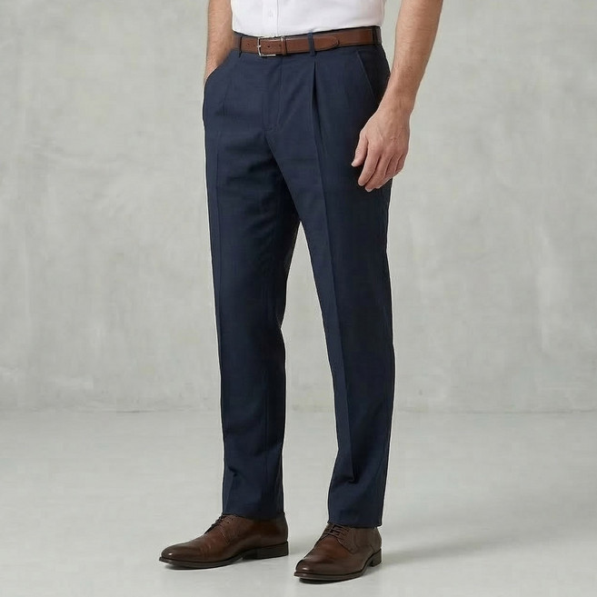 빅사이즈 30~46 여름 중년 남성 허리밴드 스판 정장 바지 구김없는 양복바지