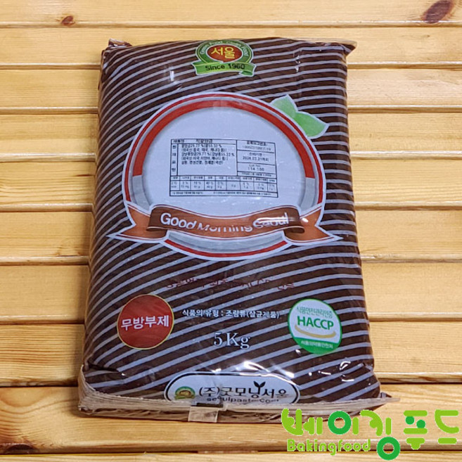 굿모닝서울 적팥앙금1호 5kg, 1개