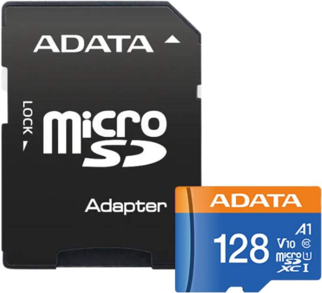 ADATA 威剛 microSDXC UHS-I A1 C10 記憶卡 監視器 行車記錄器專用, 1個, 128GB