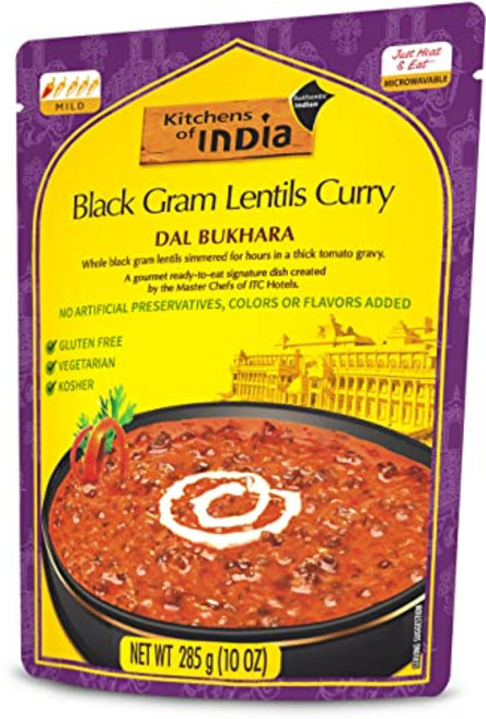 인도 주방 레디 투 잇 달 부하라 검은 콩 렌틸 카레 2 Kitchens Of India Ready To Eat Dal Bukhara Black Gram Lentil Curr, 1개