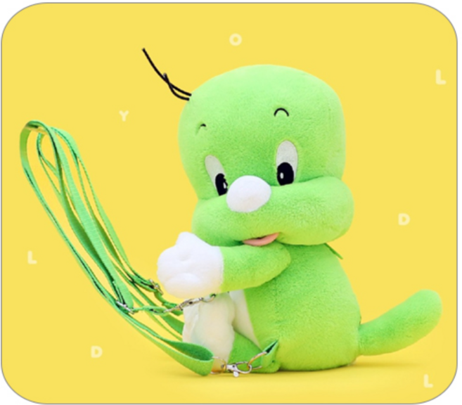 [14세이상] [크로스백] [백팩] [35CM] [둘리] [가방] [인형] [캐릭터] [귀여운선물] [여성] [아이] [핑크] [초등학생] [아기] [가벼운] [놀이공원]