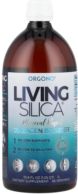 실리시움 래보라토리 Orgono Living Silica 콜라겐 부스터 1L(33.8fl oz), 1L, 1개 - 쿠팡