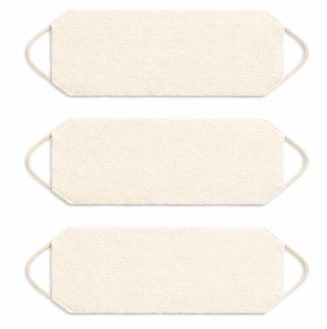 럭키페니 셀프 등밀이타올, 1개, 3개입, 아이보리