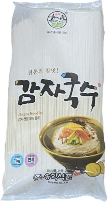[송학식품] 감자국수 1kg (약 10인분) / 소면, 1개