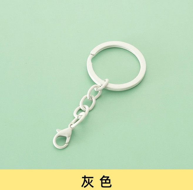 彩色鑰匙圈 蝦扣 狗扣 DIY配件 手作材料