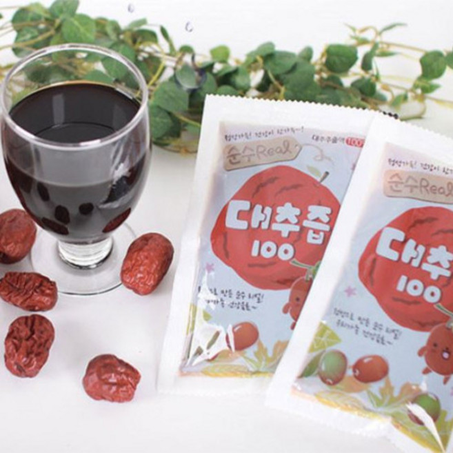 순수리얼 대추즙 100ml x 30포 건강즙, 30개