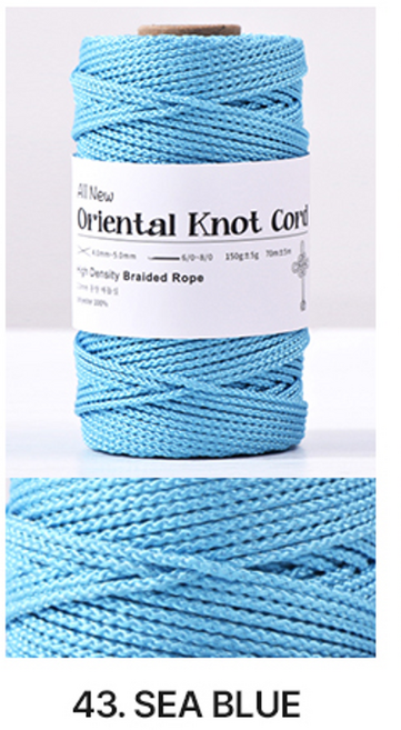 2.0mm 70m 전통매듭실 꼰세사 매듭끈 매듭팔찌 전통공예, 1개, No.43