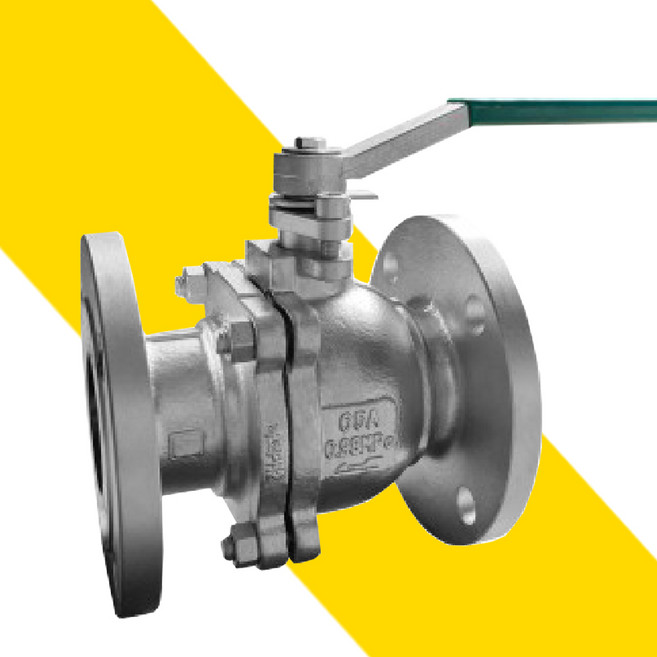 주강 플랜지 볼밸브 10K 15A 20A 25A 32A 40A 50A 65A 80A 100A 125A 150A 가스 화학 약품, 주강플랜지볼밸브 10K 100A, 1개