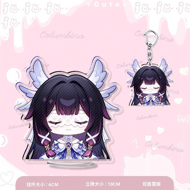 [원신] 콜롬비나 산드로네 아크릴 스탠드 열쇠고리 10cm 6cm 굿즈, 6cm 열쇠고리, 콜롬비나 02