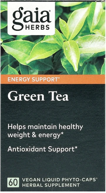 Gaia Herbs 가이아허브 그린티 60 리퀴드 피토캡 건강관리 영양제, Gaia Herbs 가이아허브 그린티 60 리퀴드 피토, 1개, 60정 - 쿠팡