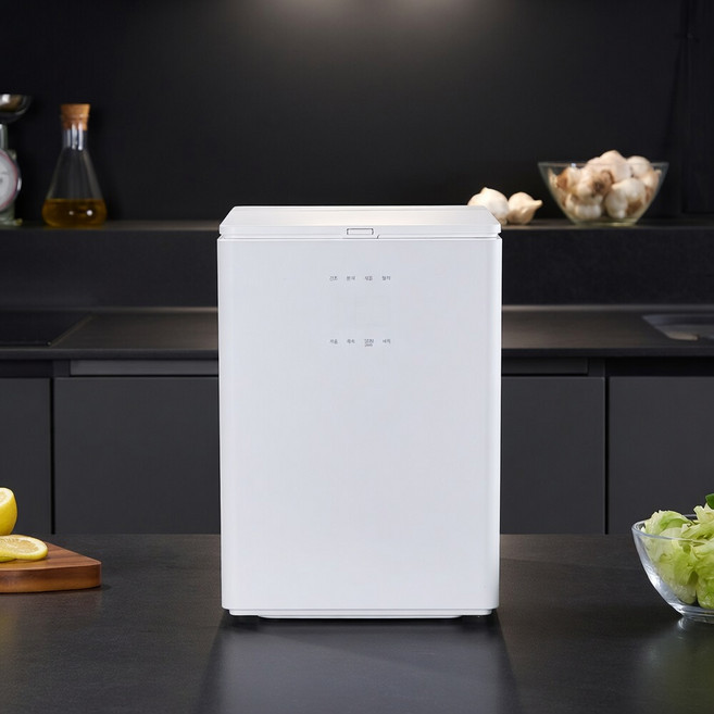 [봄맞이특가] 독일브랜드 음식물 처리기 3L 사각 에어클린 스퀘어형 고온건조 자동세척 저소음 2중필터 가정용, 화이트, 사각 음식물 처리기 3L