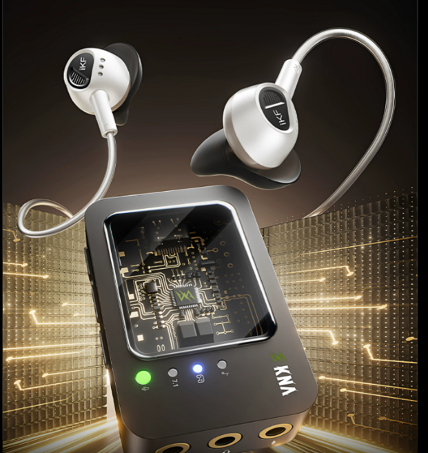 iKF 언정S 인이어 이어셋 유선이이폰 음악게임 하이파이음질 노이즈캔슬링 게임전용 프로급, 실버, 3.5mm(KNA사운드카드+USB연결)