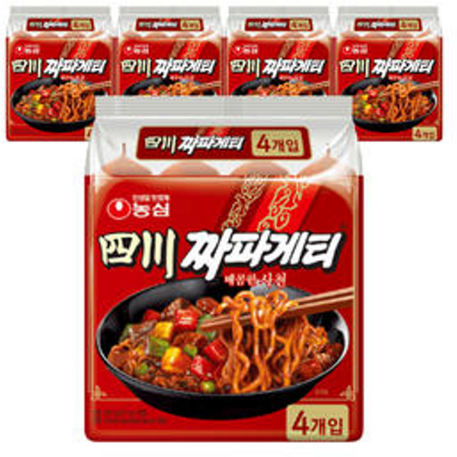 농심 사천짜파게티 137G 4입 5개, 20개