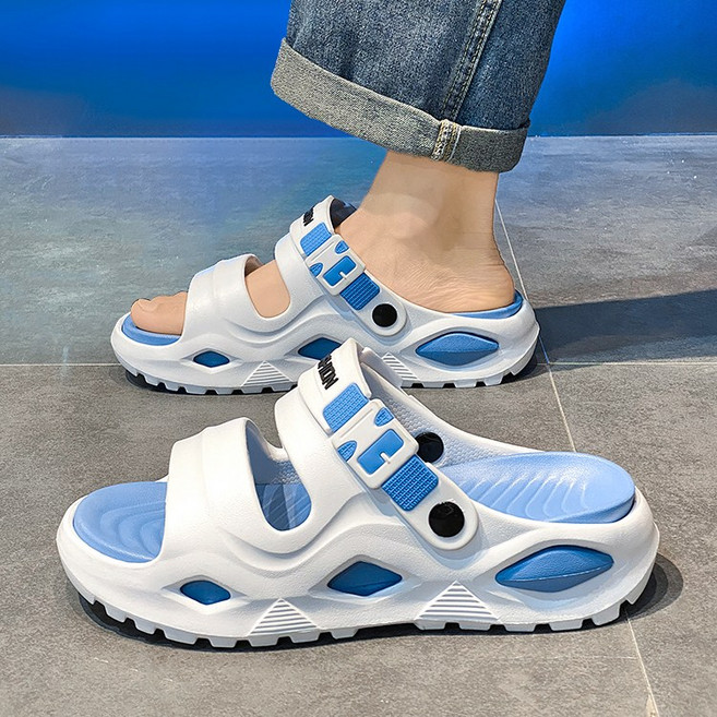 Modern Fashion 남녀공용 쿠션감 스트랩 샌들 편한 다용도 슬리퍼 G29