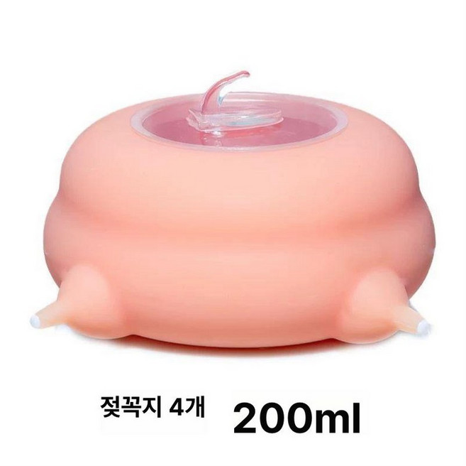 온코 새끼강아지 인공 젖먹이 고양이 수유 젖병 젖꼭지, L27-4단계 젖꼭지 200ml, 1개