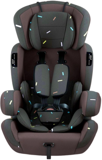 出口歐洲兒童汽車安全座椅 寶寶椅嬰兒座椅9個月-12歲, 1個, 咖啡:1個