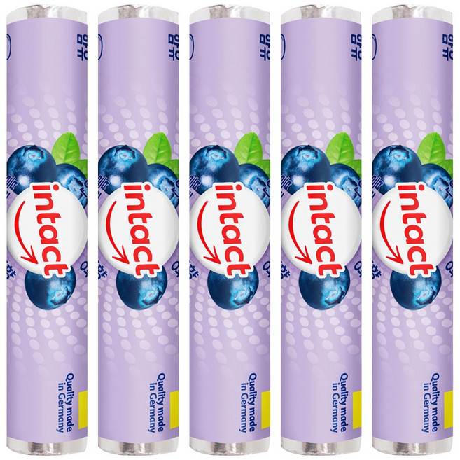 인탁트 포도당 캔디 블루베리 요거트 스포츠 약국 독일 사탕, 44g, 5개