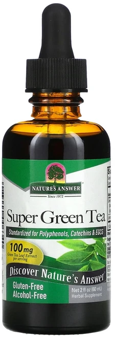 네이쳐스앤서 슈퍼 녹차 무알코올 60ml 그린티 폴리페놀, 1개 - 쿠팡