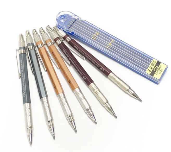 [제이스공구] 국산 목공용 샤프 펜슬 6개, 2mm