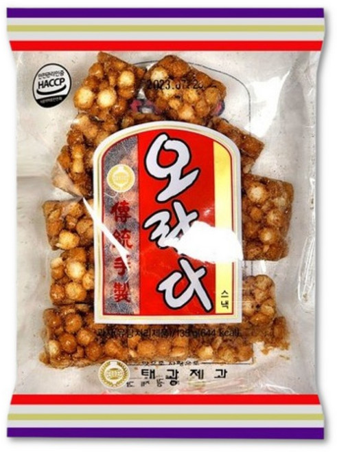 태광제과 오란다 과자 스낵, 5개, 400g