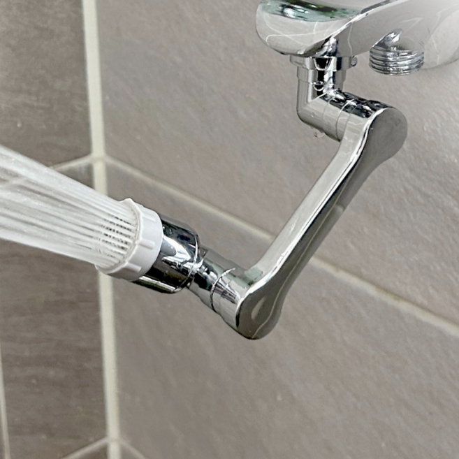 리빙하우 1080도 회전 각도조절 듀얼분사 수도꼭지 워터탭 연장탭, 1개