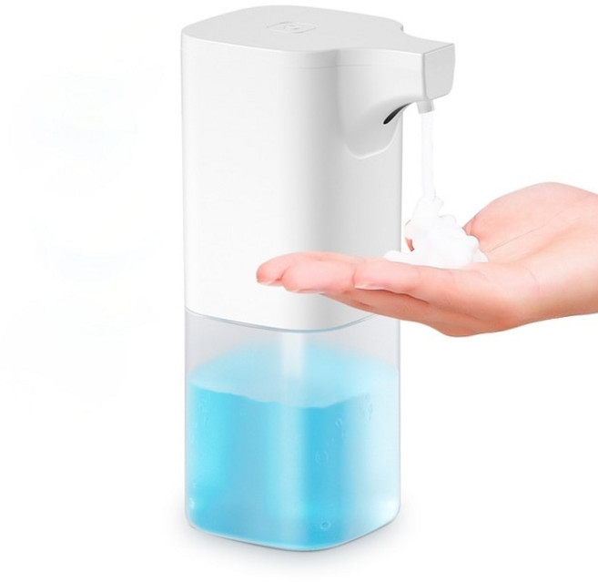 화장실 욕실 주방 손 세정제 핸드 워시 비누 거품 디스펜서 케이스 용기 자동 작은 노란색 오리 스마트 센서 액체 욕실에 대 한 Touchless 제, [03] C, 1개