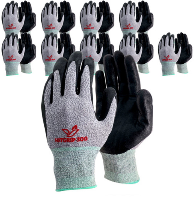 히트그립 300 NBR 코팅 장갑 10켤레