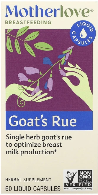 Motherlove 모유 수유 Goat'srue 525mg 액상 캡슐 60정, Motherlove모유수유Goatsrue525mg액상캡, 1개 - 쿠팡
