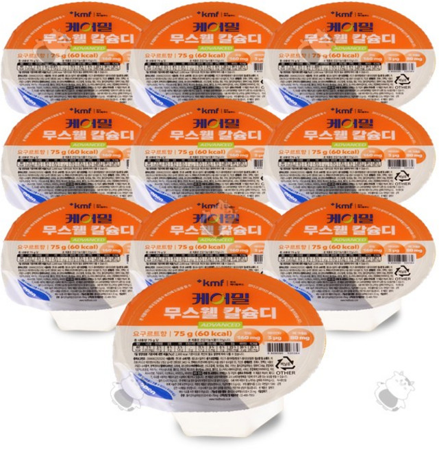 케어밀 무스웰 칼슘디, 75g, 10개