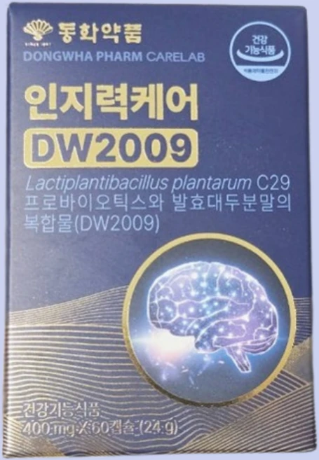 동화약품 인지력케어 DW2009, 60정, 1개 - 쿠팡